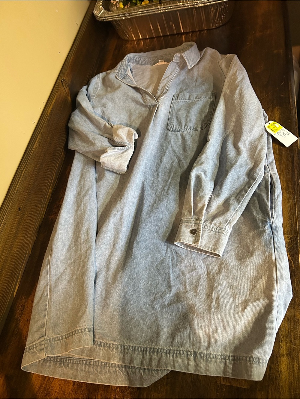 Jean jacket dress